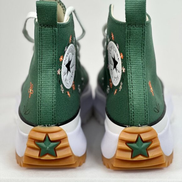NEW | Converse Run Star Hike Platform Size 6.5 Women Green Canvas High Top - Picture 4 of 16
